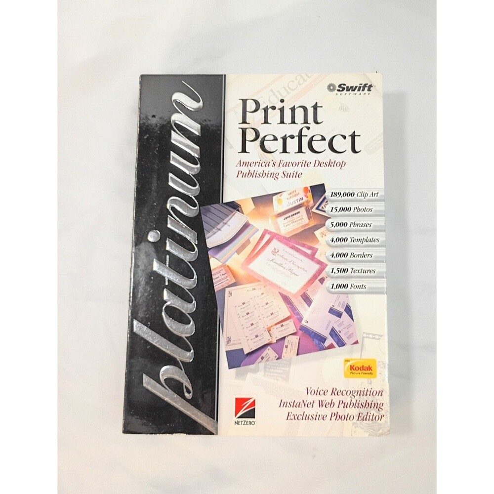 Cosmi Print Perfect Platinum -8 Disks - Win 98